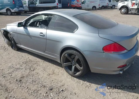 2005 BMW 645Ci из США, поврежденный, VIN WBAEH73485B215835